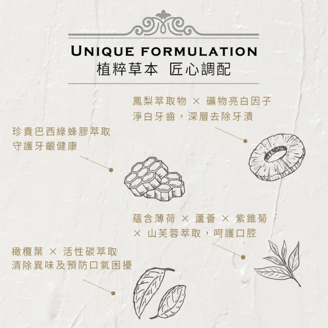 【RETRO BUBBLE】全效草本蜂膠美白牙膏 - 英式早餐茶口味100g(牙齦牙周護理/酵素美白/無氟牙膏推薦)