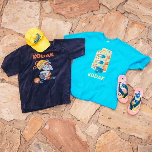 【KODAK Apparel】柯達 男女同款 短袖T恤 KODAK X Alan Berry Rhys 雪花水洗 共4色 / KB602033