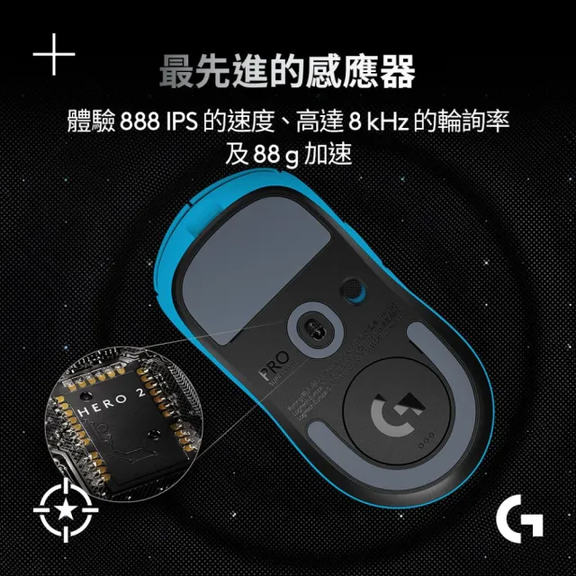 【Logitech G】G PRO X SUPERLIGHT 2 無線輕量化滑鼠