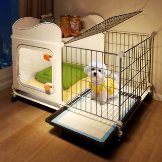 SweetPet甜寵 狗籠子 一室一廳一衛狗別墅 小型犬家用分離廁所 泰迪寵物狗屋