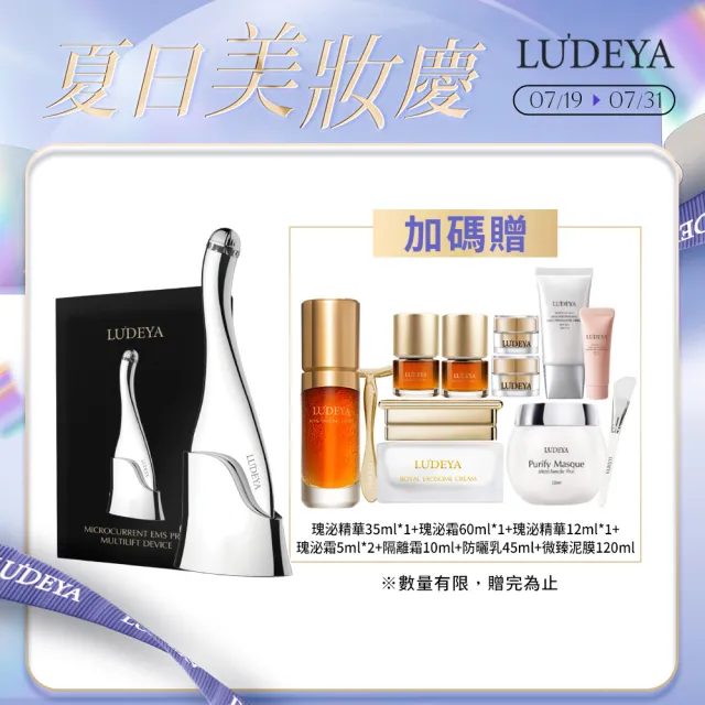 【LUDEYA】爆殺必買(買1送9) 超緊緻導入美容儀 瑰泌潤彈組 (超級法拉/美容儀/電視節目推薦)