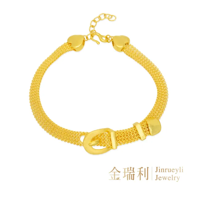 【金瑞利】黃金手鍊5.93錢±1厘(馬蹄扣)