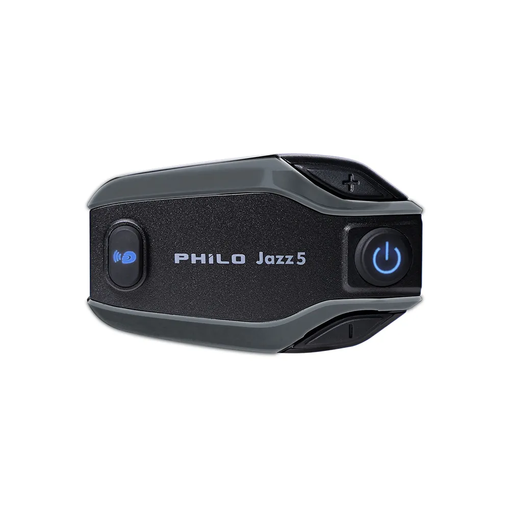 【Philo 飛樂】2入組 Jazz5 全混音長距離 三色可選(安全帽藍牙耳機/藍芽耳機/無線藍芽耳機/安全帽/)