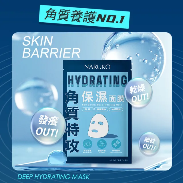 【NARUKO 牛爾】買1送1★角質特攻面膜5入 x2盒(保濕/透亮/修護/淨化任選)
