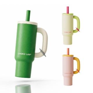 【CHAKO LAB】不鏽鋼陶瓷保溫霸王杯1050ml（速）柯震東粉絲必備 冰霸杯 316不鏽鋼 大容量手提杯 保溫杯