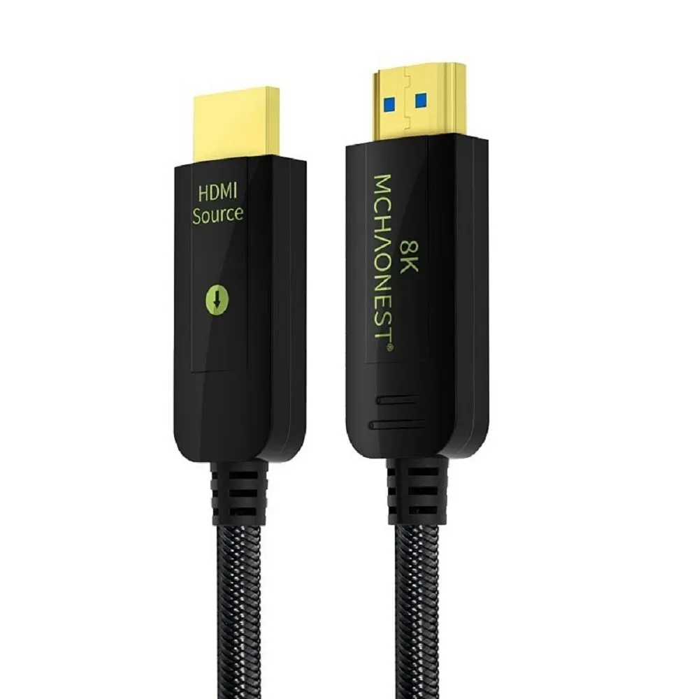 【MCHAONEST 純系列】8米 2.1版超高清第三代 8K@60Hz 4K 120P光纖 HDMI(支援PS5 專用線)
