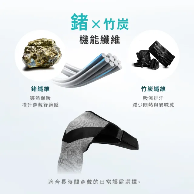 【Vital Salveo 紗比優】可調式彈力護肩 護肩 運動護肩(左右護肩皆可/台灣製)