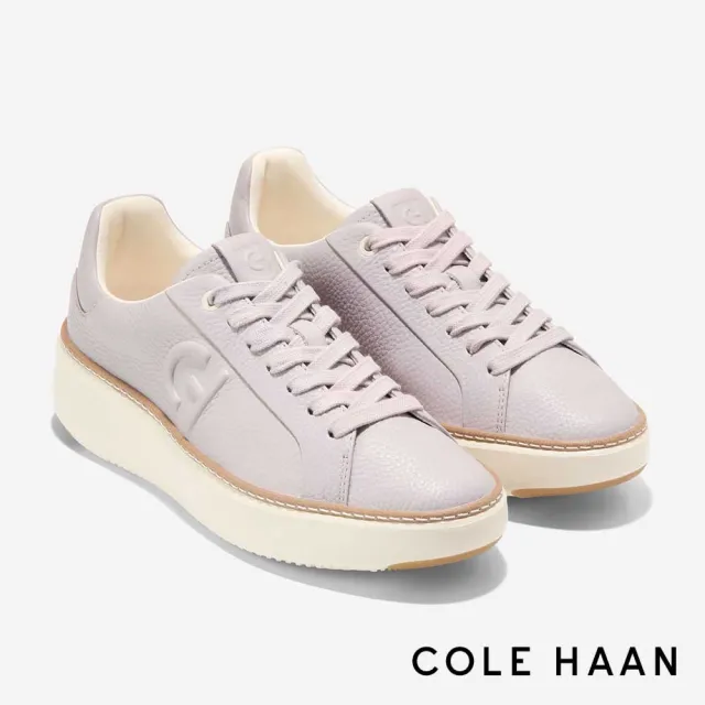 【Cole Haan】GRANDPRO TOPSPIN SNEAKER 真皮休閒鞋 女款寬楦 淡紫色(W29938)