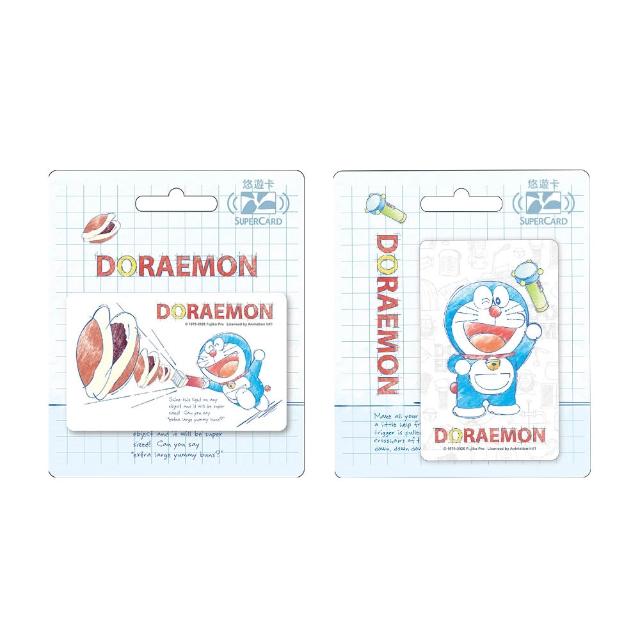 【Easycard 悠遊卡】代銷 哆啦A夢插畫風SuperCard悠遊卡