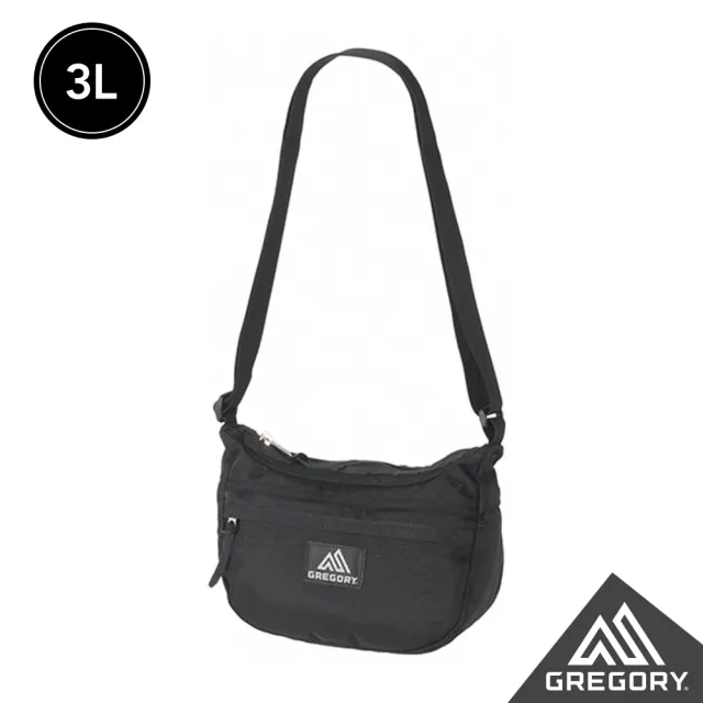 【Gregory】3L TEENY SATCHEL 斜背包 黑(小物包 旅行小包 隨身包 抗撕裂 耐用)