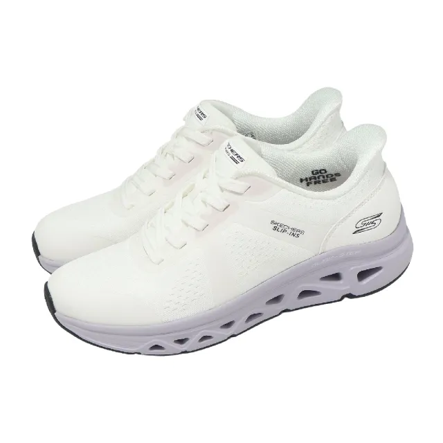 【SKECHERS】休閒鞋 Bobs Arc Waves Remix Slip-Ins 女鞋 白 117863WLV