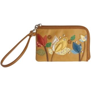 【FOSSIL】鬱金香手拿包-咖啡-SL-2513919