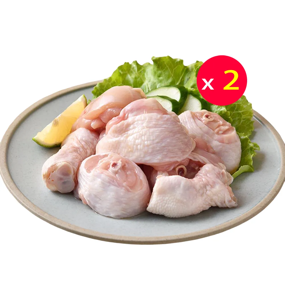 【卜蜂】急凍生鮮 雞棒腿-切塊 真空6連包x2組(2.7kg/組_團購.居家料理.燉煮炒)