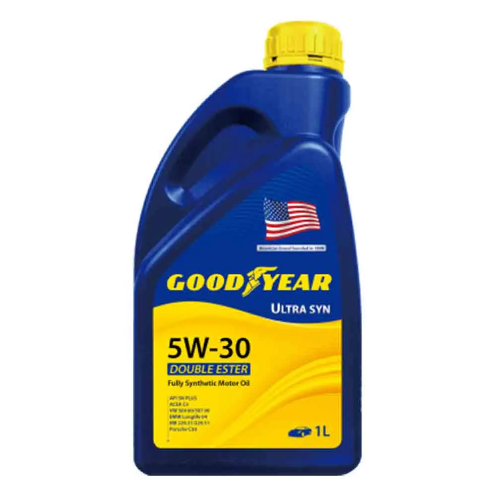 【GOODYEAR 固特異】機油_GOODYEAR 5W30雙酯ULTRA 1L 504/507_整箱12瓶(車麗屋)