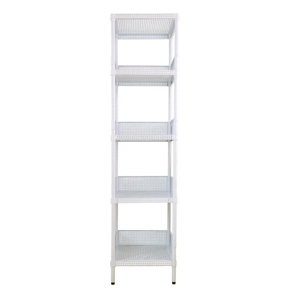 【dayneeds 日需百備】極致美學 45x45x180公分烤漆五層架 圍籬版(沖孔鐵架/收納層架/展示架/層架/鐵架)