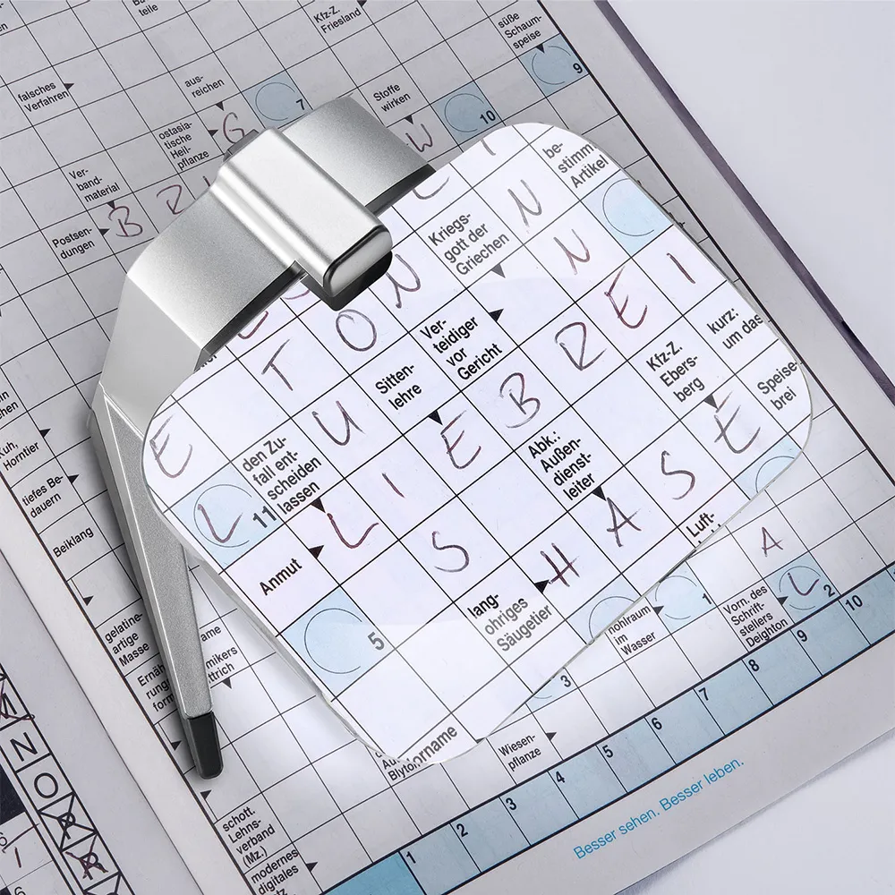 【德國 Eschenbach】2.8x/7D/100x75mm scribolux 德國製LED書寫專用立座式非球面放大鏡(156512)