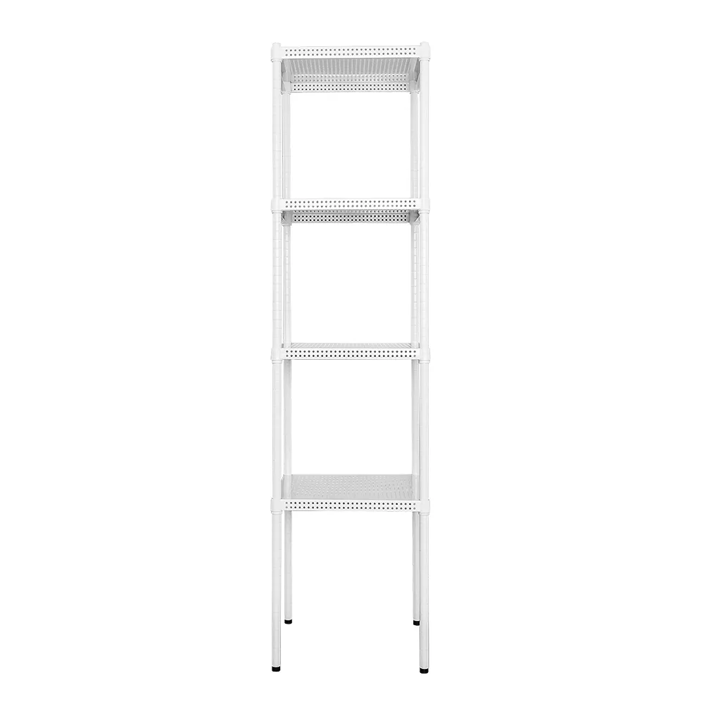 【dayneeds 日需百備】極致美學 45x45x150公分烤漆四層架(沖孔鐵架/收納層架/展示架/層架/鐵架)