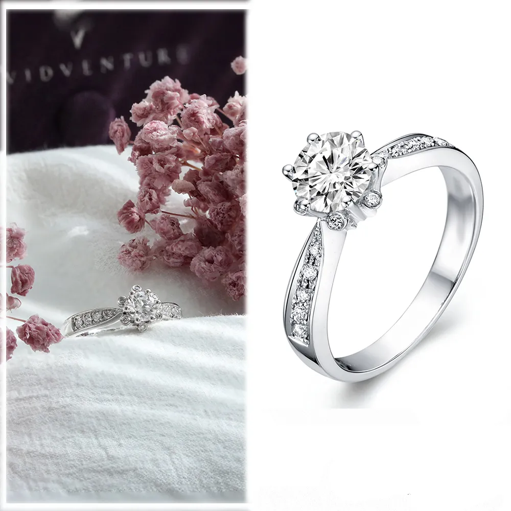 【Vividventure 亞帝芬奇】鉑金 GIA 50分 FSI2 3EX 八心八箭 無螢光 天然鑽石 真鑽 戒指 古典別緻