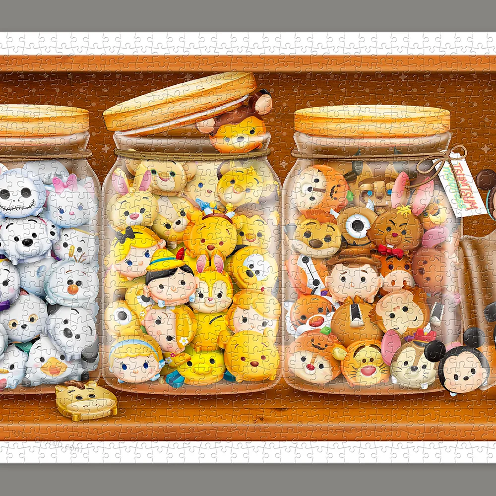【Pintoo】全景2000片拼圖 - 迪士尼 - Tsum Tsum - 繽紛糖果罐