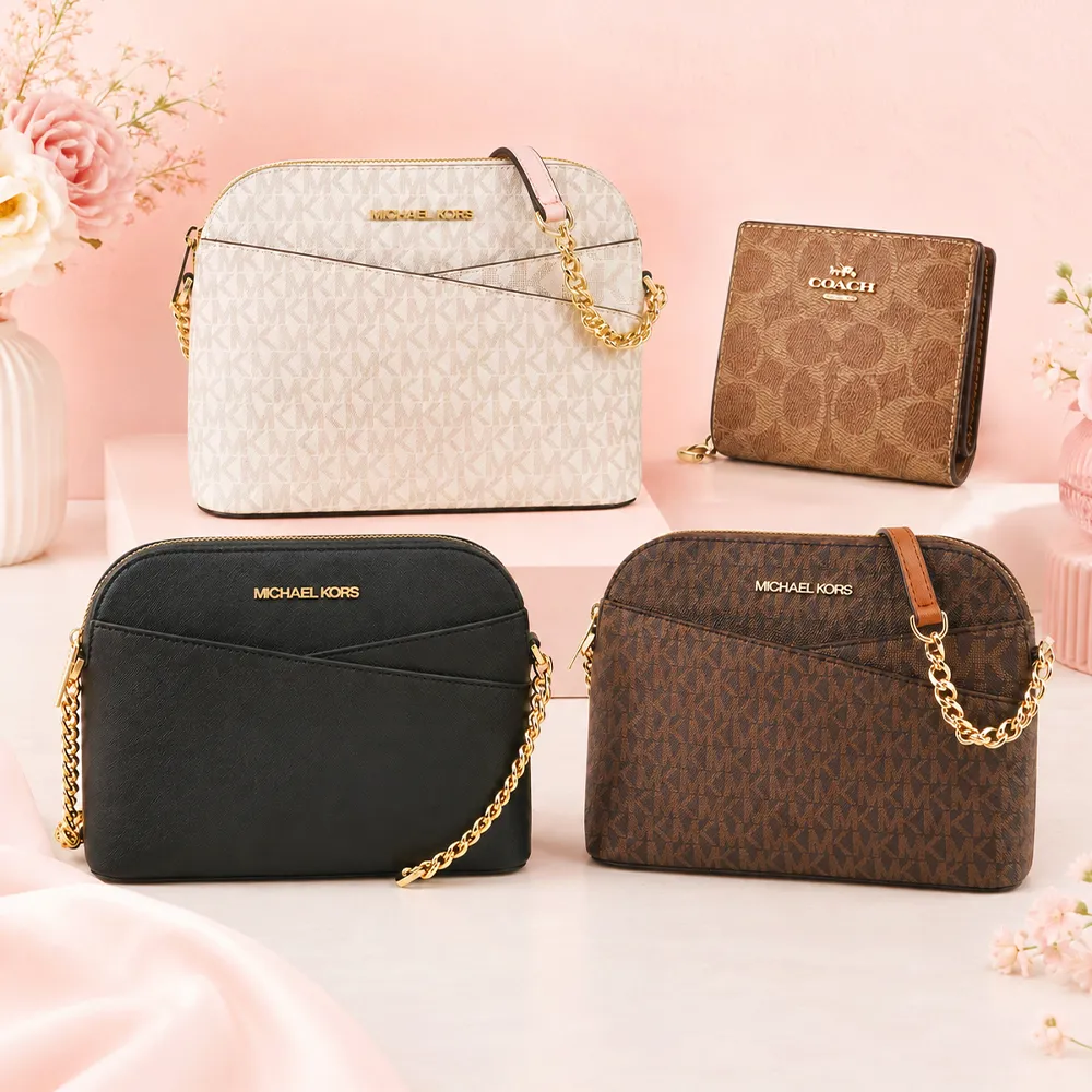 【COACH】x Michael Kors 經典皮夾/斜背包/貝殼包 (多款選)