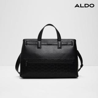 【ALDO】GRYPHO-質感紋理商務公事包(黑色)