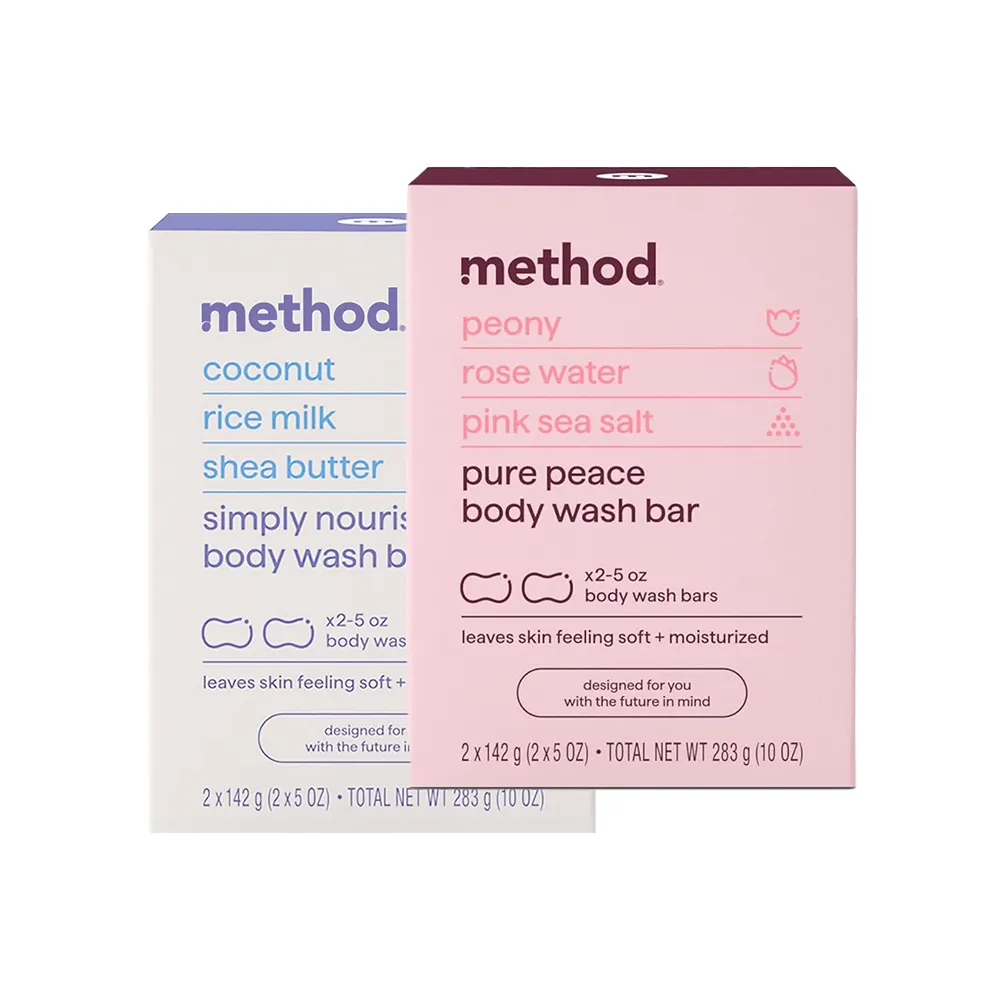 【method 美則】感官沐浴皂142g x2(純粹寧靜 就是滋潤)