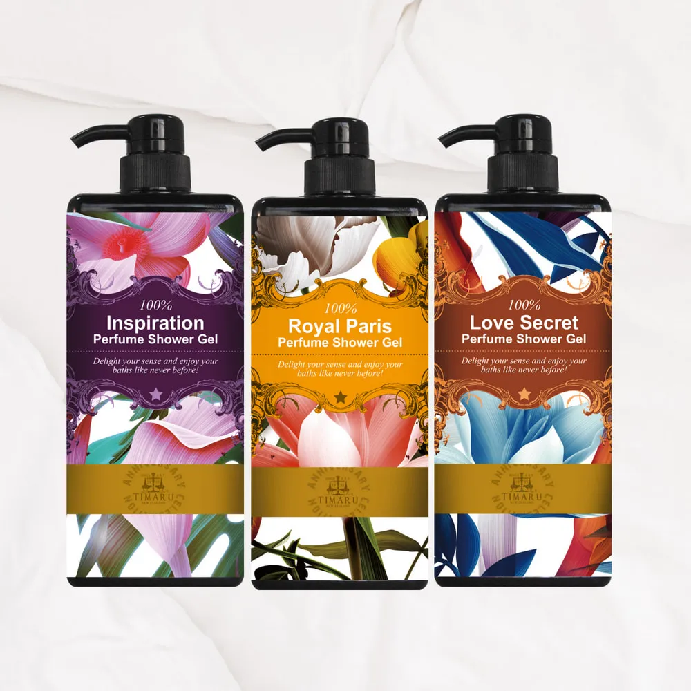 【Timaru 堤瑪露】名品香水香氛沐浴組1000mlx3(3味道可選/迷誘薔薇/神秘裸香/巴黎貴族)