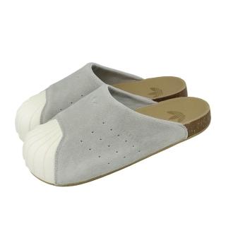 【adidas 愛迪達】懶人鞋 Adimule Superstar 男鞋 女鞋 穆勒鞋 灰 LC0422