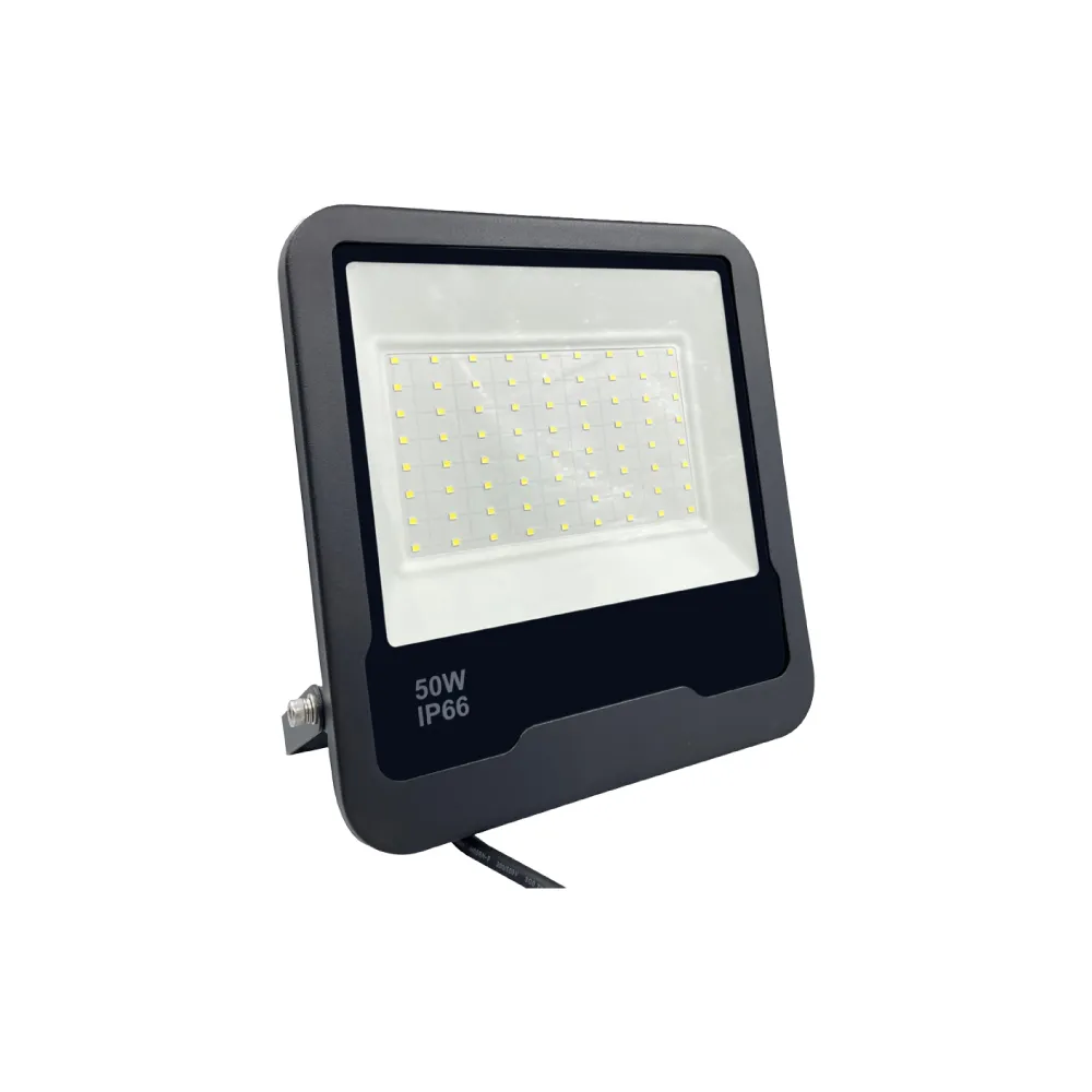 【E極亮】LED 50W 戶外投射燈 防水投光燈 IP66 全電壓 白光 黃光 1入組(LED 50W 投射燈 投光燈)