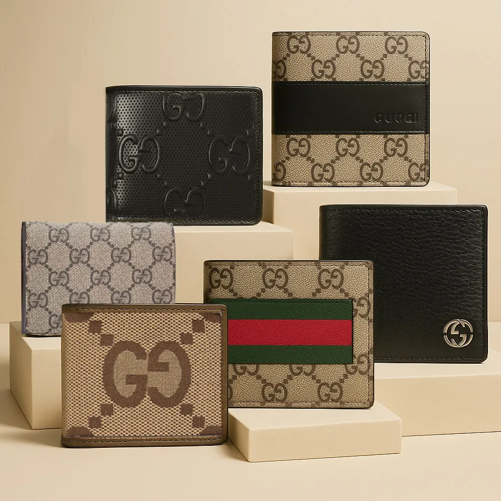 【GUCCI 古馳】經典LOGO零錢8卡對開短夾/皮夾(款式任選)