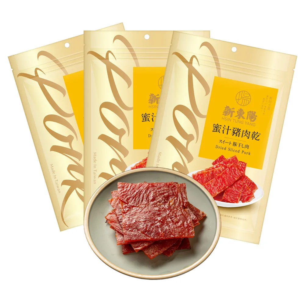 【新東陽】豬肉乾二大包組(蜜汁/黑胡椒)