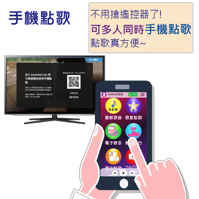 【Karapad】KaraBOX2 智慧聲控卡拉OK點歌機-單機版(家用伴唱機首選)