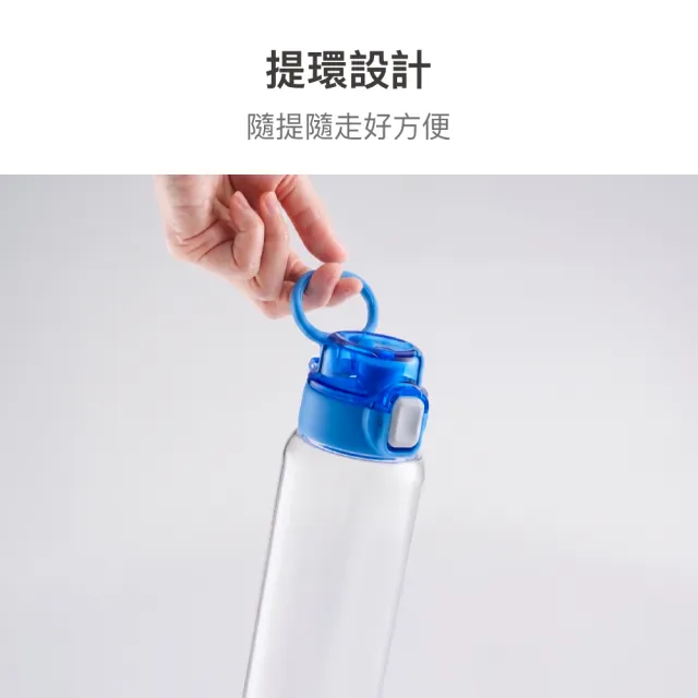 【LocknLock 樂扣樂扣】官方直營 GO彈蓋提環運動水壺 1000ml (二色任選)