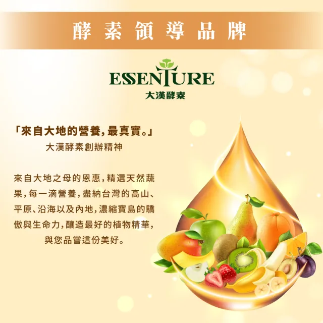 【ESSENTURE 大漢酵素】有機燉木耳醱酵飲350ml*24入(黑木耳 原廠出貨)