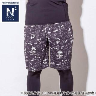 【NITORI 宜得利家居】接觸涼感 男士居家短褲 N COOL SP 強冷 NEP BK L