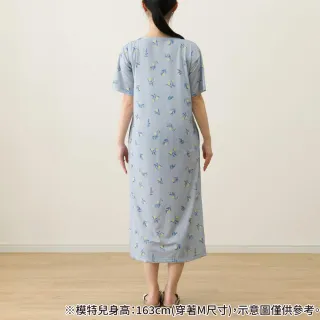 【NITORI 宜得利家居】接觸涼感 連身居家洋裝 N COOL NEL BL L