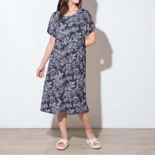 【NITORI 宜得利家居】接觸涼感 連身居家洋裝 N COOL SP 強冷 neBK M-L