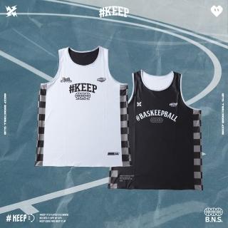 KEEP DOUBLE B JERSEY 棕色 白色 迷棕 籃球 雙面 球衣 (KS290)