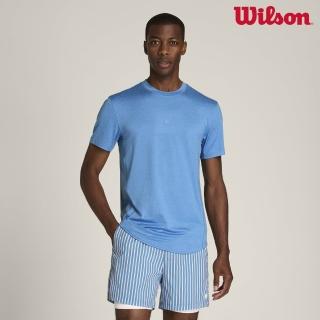 【WILSON】Tennis Volley Short 6in 男款 服飾 短褲 藍色 WM00008Z055001