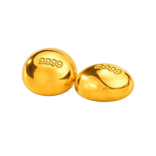 【福西珠寶】黃金金豆 黃金小金豆子 0.30錢*1顆 (金重：0.30錢正負0.01錢)