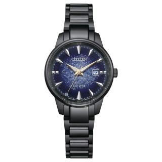 【CITIZEN 星辰】PAIR系列 廣告配戴款 浪漫優雅 光動能限定腕錶/29.2mm(EW2595-81M)