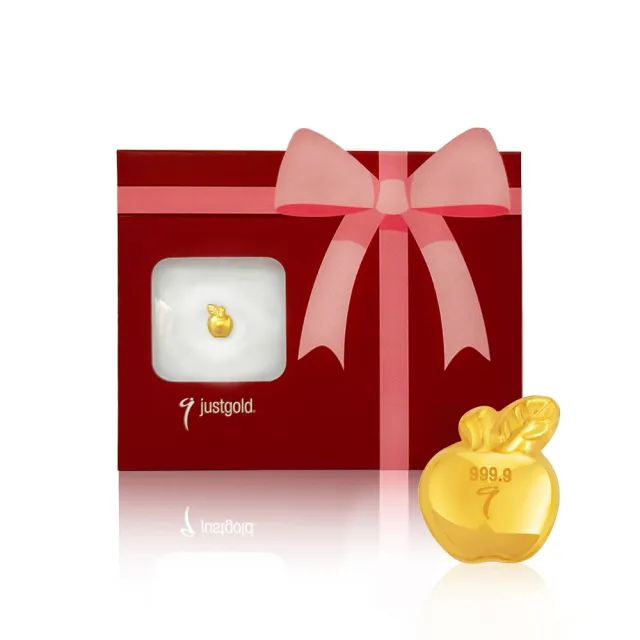 【Just Gold 鎮金店】9999黃金小金豆 1g 三入組(網路限定)