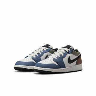 【NIKE 耐吉】休閒鞋 大童 女鞋 AIR JORDAN 1 白(HV5973101)
