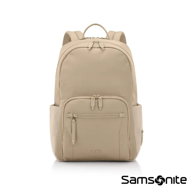 【Samsonite 新秀麗】AUDRINA 時尚商務多功能輕量筆電後背包/女包/雙肩包/電腦包15.6吋(多色可選)