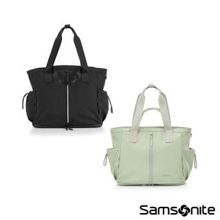 【Samsonite 新秀麗】AC+IVE-LITE 簡約時尚輕量尼龍背提兩用托特包/女包/肩背包/電腦包15吋(多色可選)