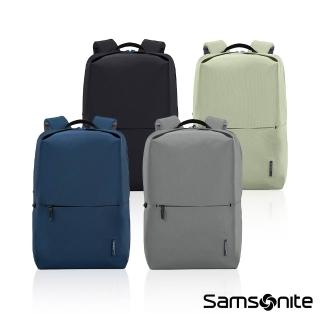 【Samsonite 新秀麗】LITE-GEO 商務休閒超輕量尼龍大容量筆電後背包/雙肩包/電腦包14吋(多色可選)