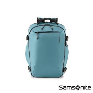 【Samsonite 新秀麗】URBANIX 休閒多功能大容量筆電後背包/雙肩包/通勤包 15.6吋(煙青)