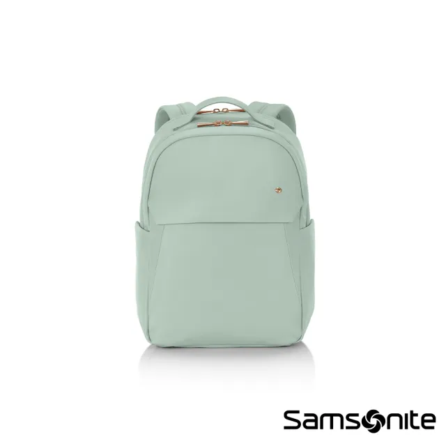 【Samsonite 新秀麗】VALERIE 時尚商務多功能輕量筆電後背包/女包/雙肩包/電腦包14.1吋(多色可選)