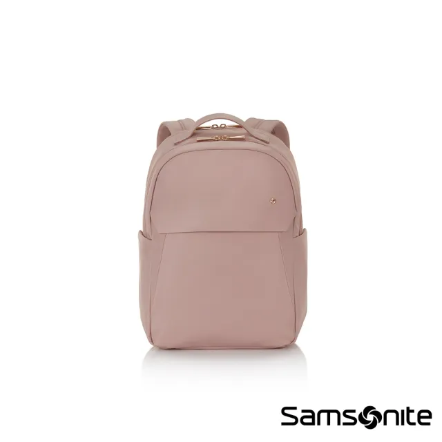 【Samsonite 新秀麗】VALERIE 時尚商務多功能輕量筆電後背包/女包/雙肩包/電腦包14.1吋(多色可選)