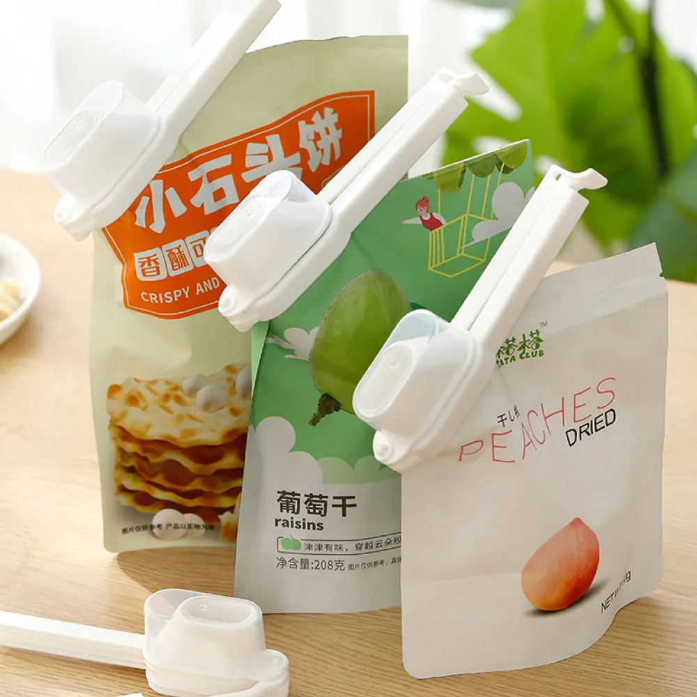 【FaSoLa】升級款帶蓋密封封口夾 2入